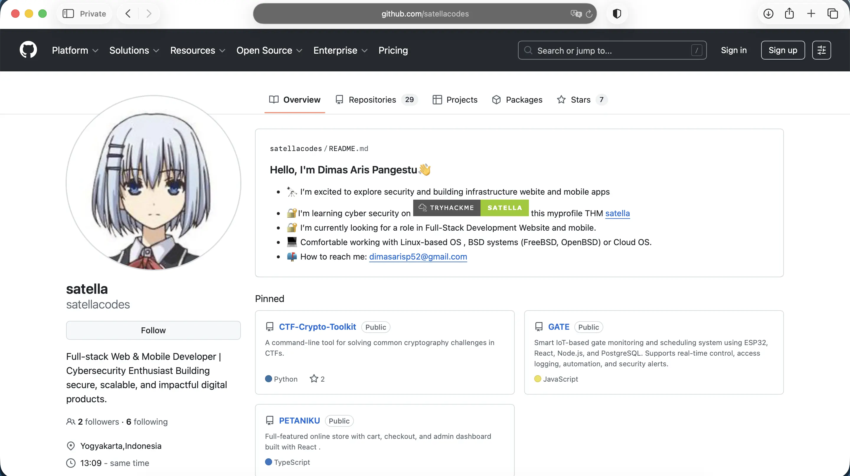 For other interesting projects, they are on my github